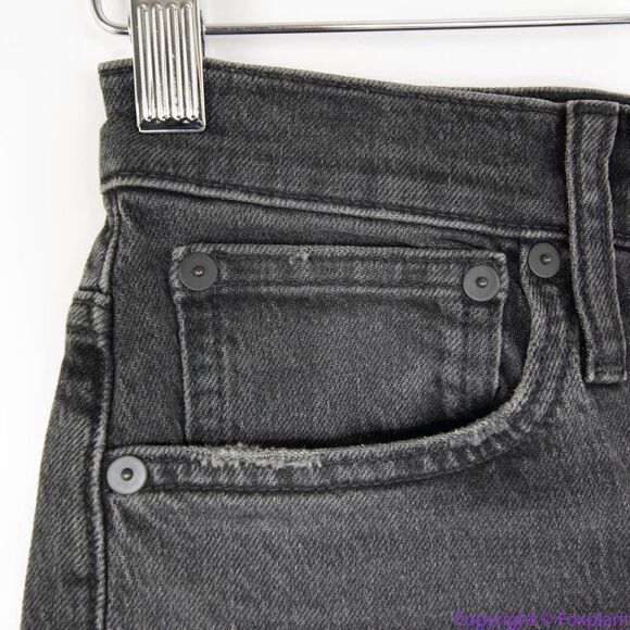 NEW Madewell High-Rise Slim Boyjean in Caton Wash‎ Ripped-Knee, 25 - Picture 11 of 16